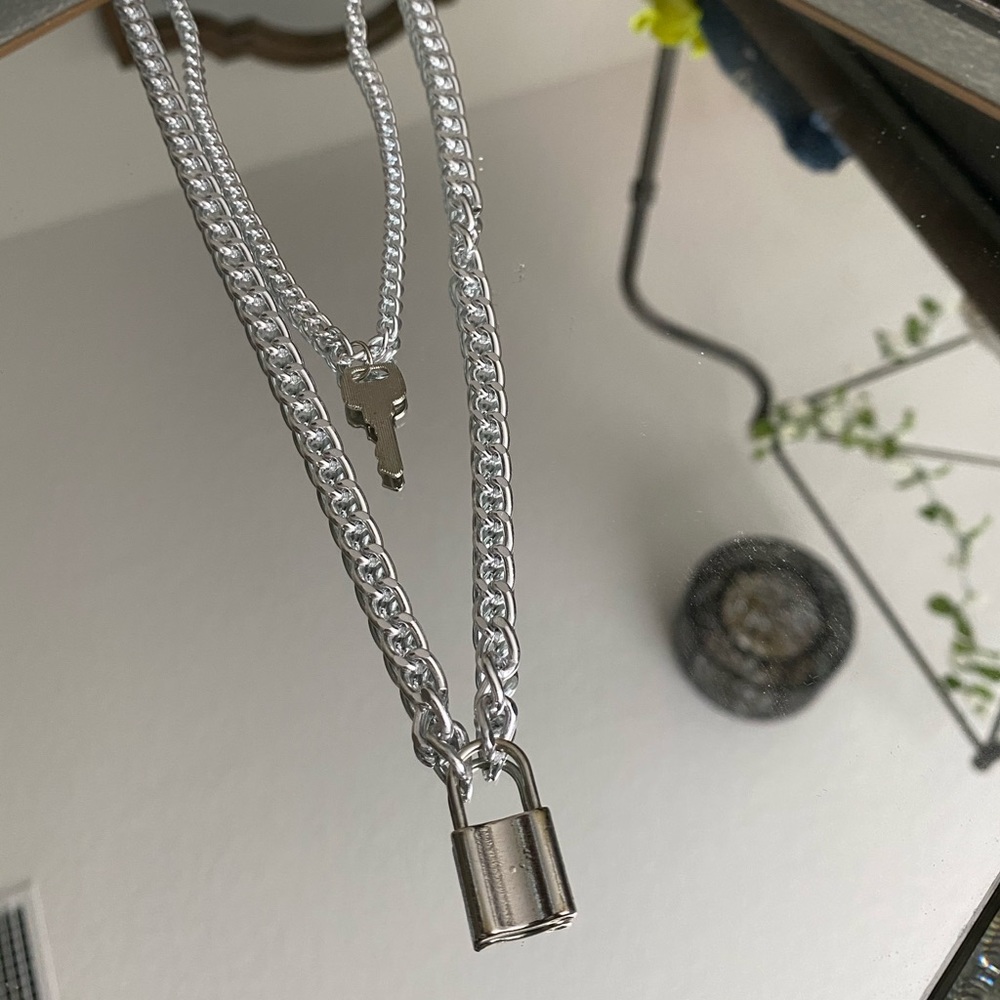 ⛓Lock & Key Chain Necklace⛓